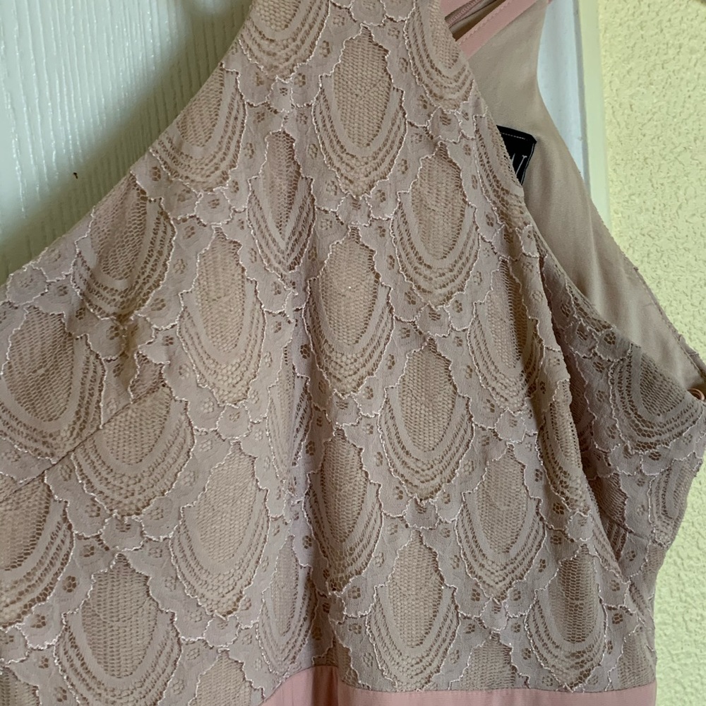 Beautiful light pink prom dress size 6.